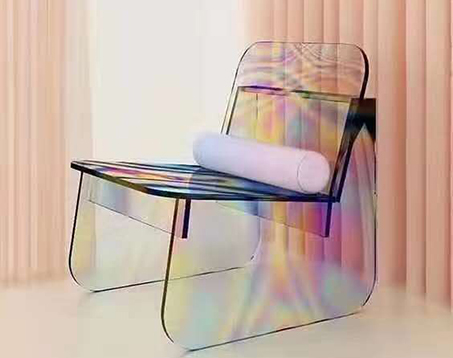 炫彩玻璃椅